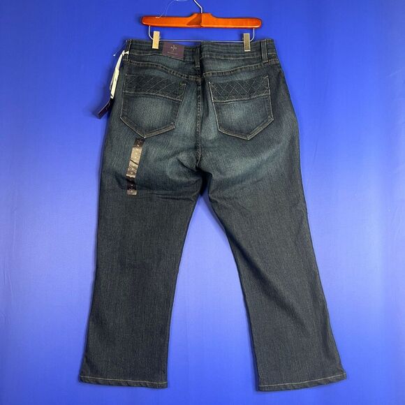 NWT NYDJ NOT YOUR DAUGHTERS JEANS Sz 16 Bootcut Slimming Jeans Blue Anniversary - Picture 2 of 10